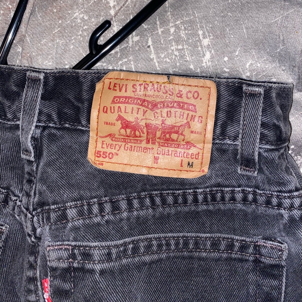 Levi's Dark Gray Jeans Relaxed Fit 8 Medium